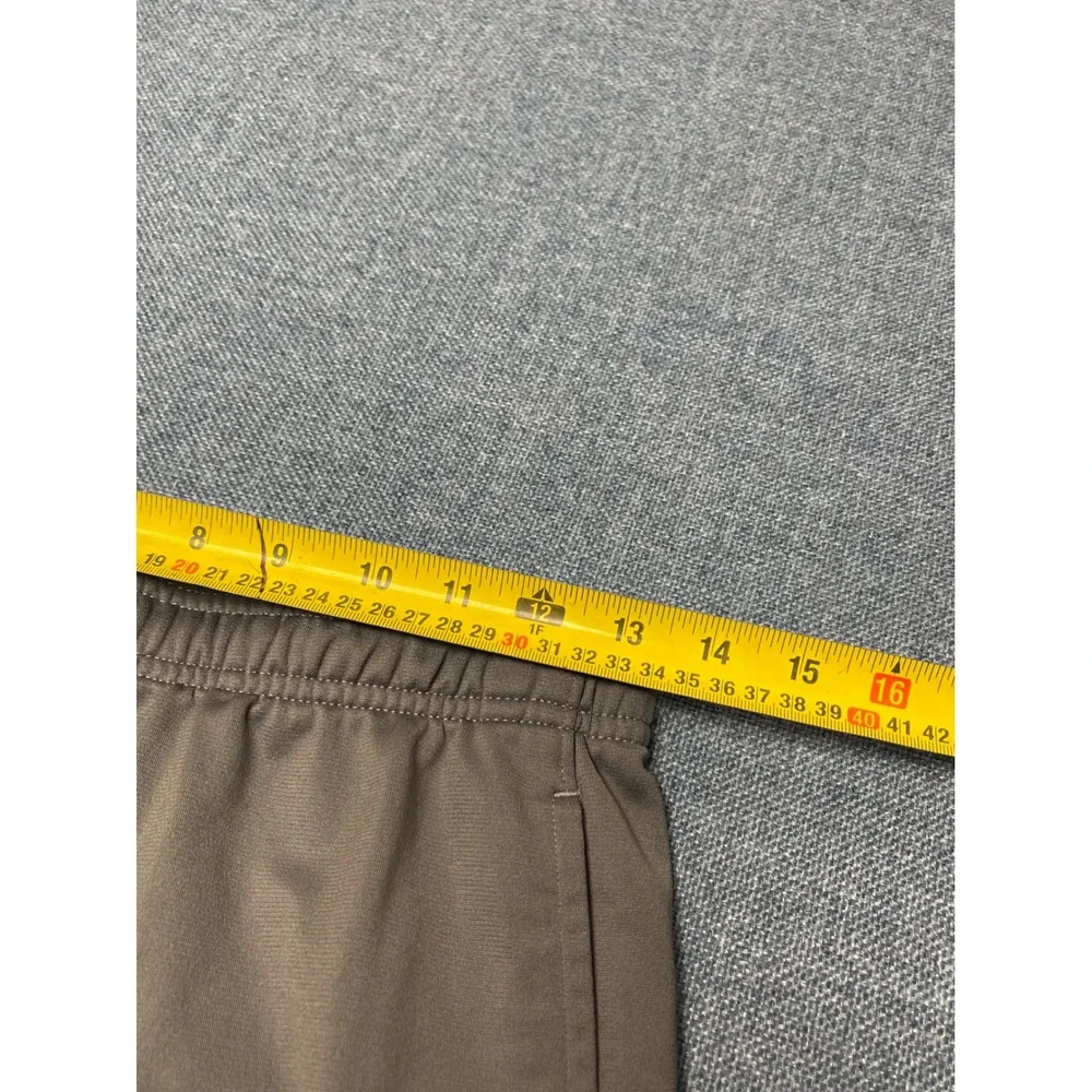 Under Armour Boys Gray Black Loose Fit Athletic Training Pants YLG Large